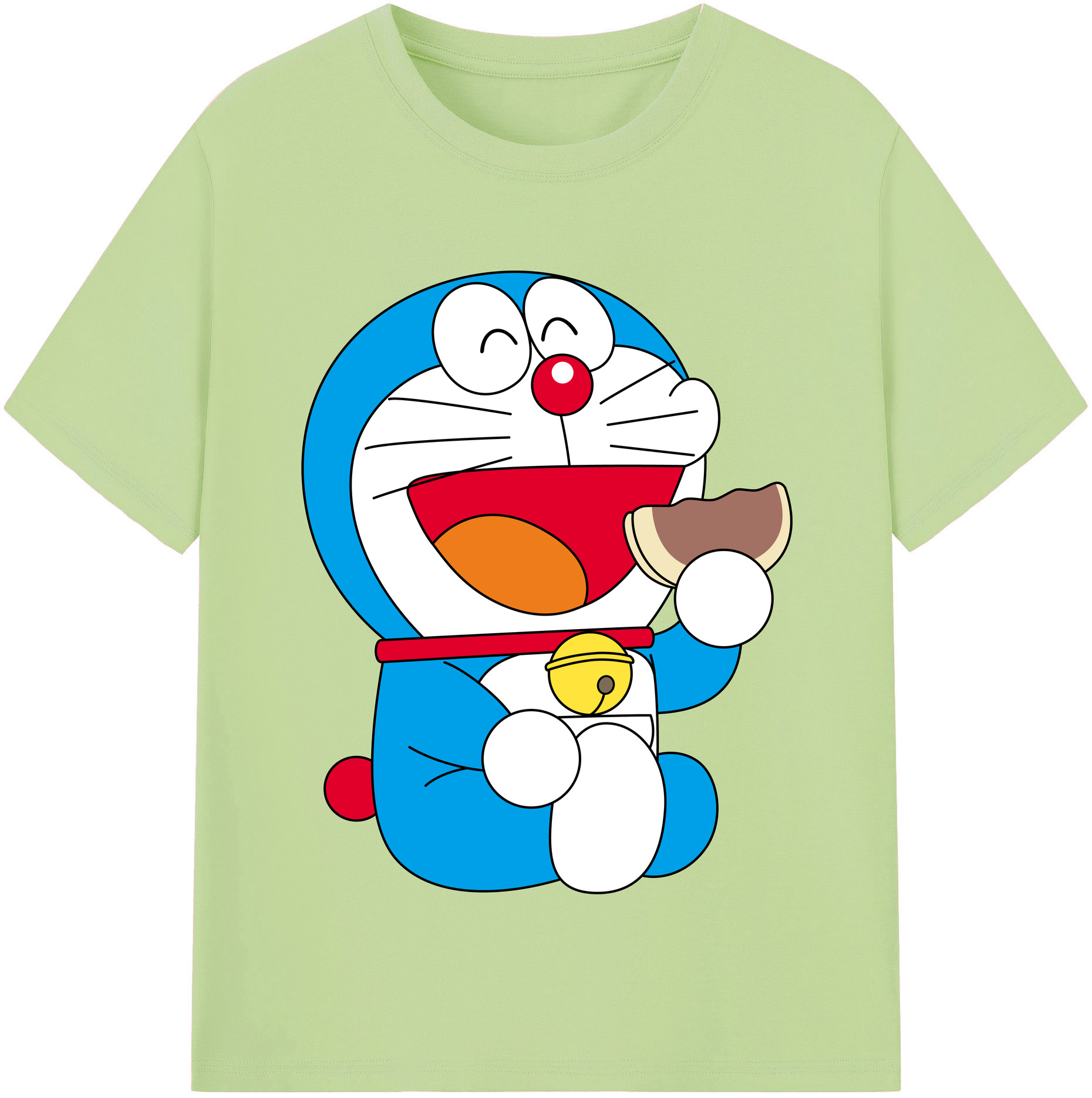 （画像用） ドラえもん Doraemon 綿100％半袖Tシャツ（フロントプリント）